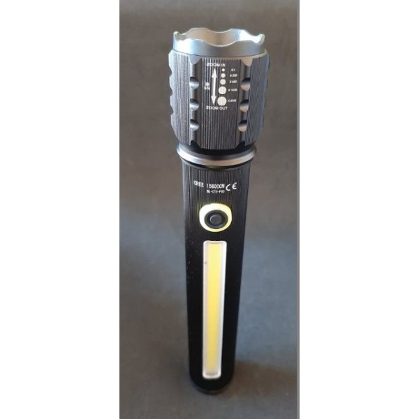 Аккумуляторный фонарь, ручной, 3 режима, ZOOM, X-Balog BL-C63